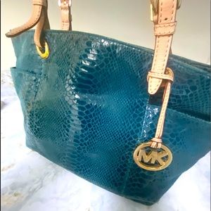 Michael Kors tote bag, Teal